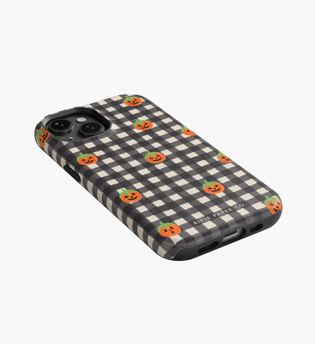 Phone Case - Pumpkin Gingham