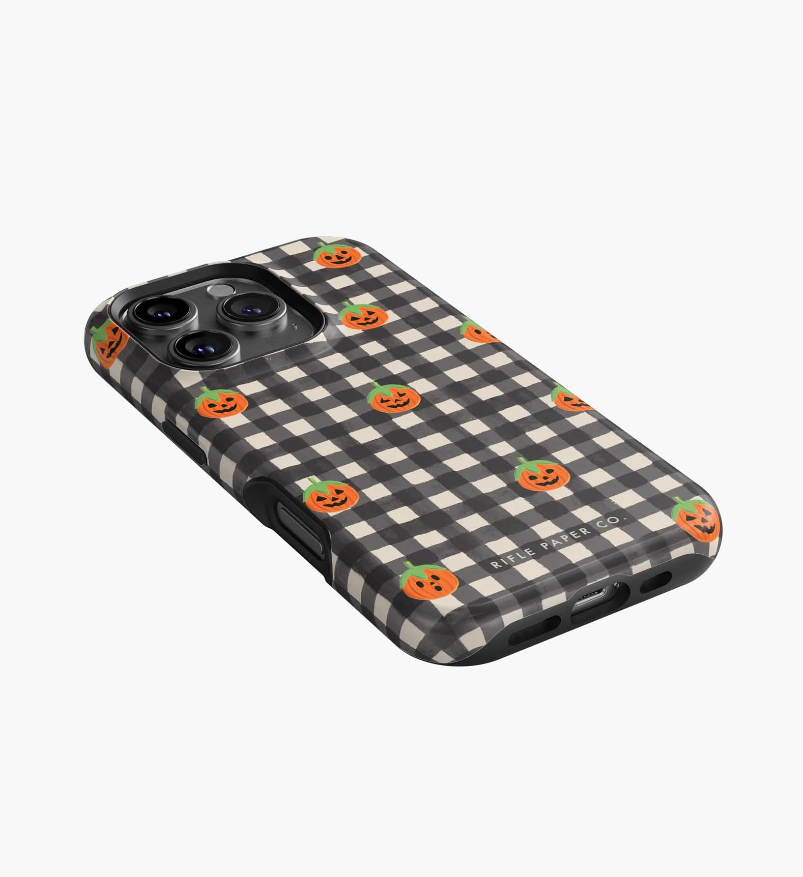 Phone Case - Pumpkin Gingham