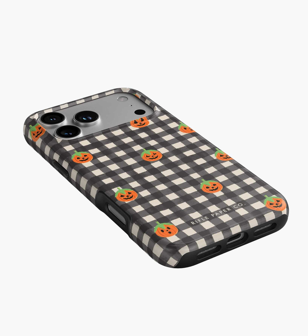 Phone Case - Pumpkin Gingham